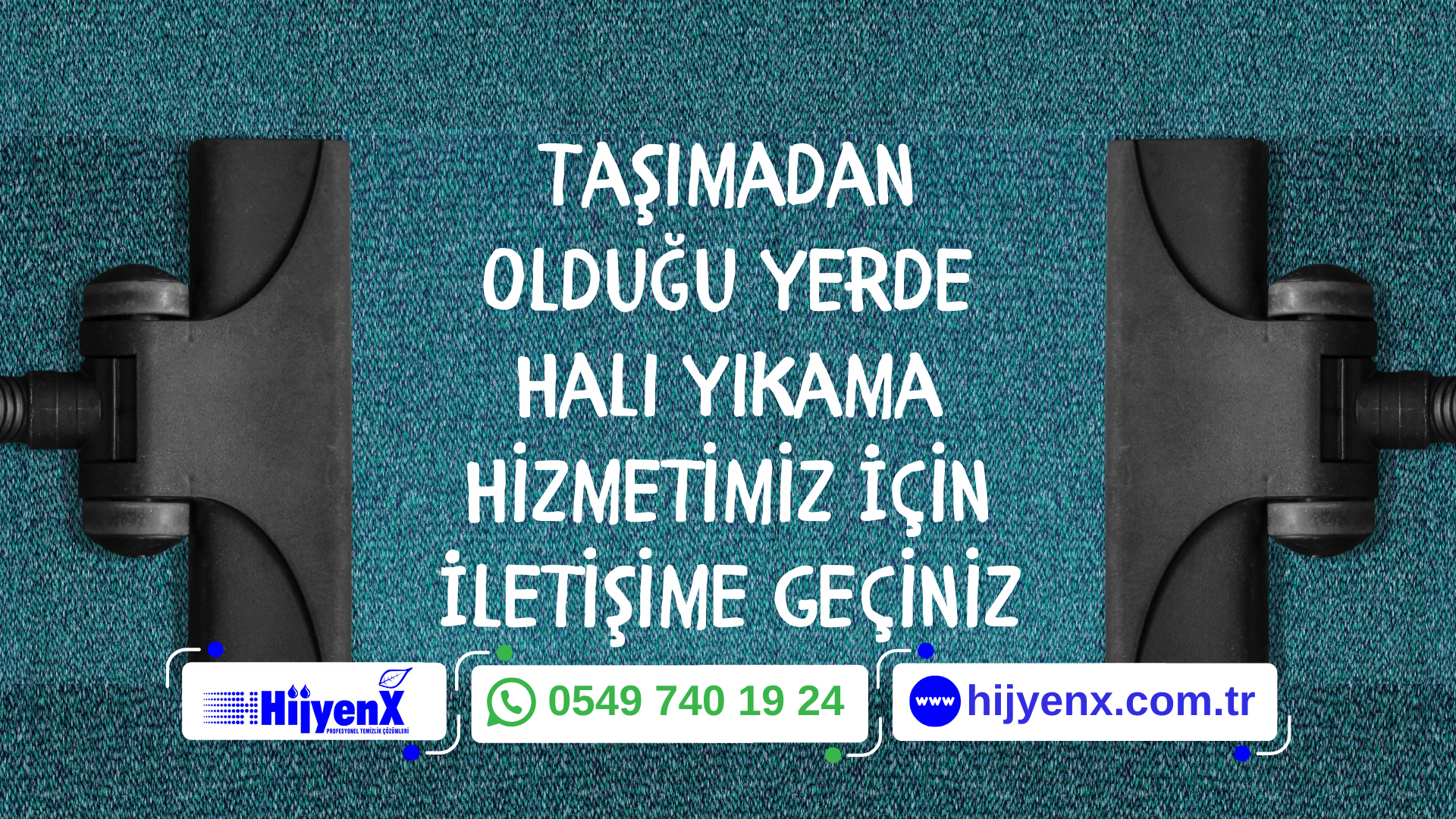 Taşımadan Olduğu Yerde Halı Yıkama Hizmeti